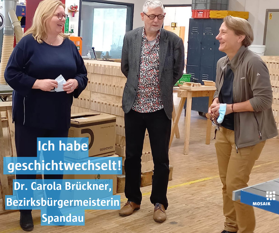 Dr. Carola Brückner in der Betriebsstätte Spandau
