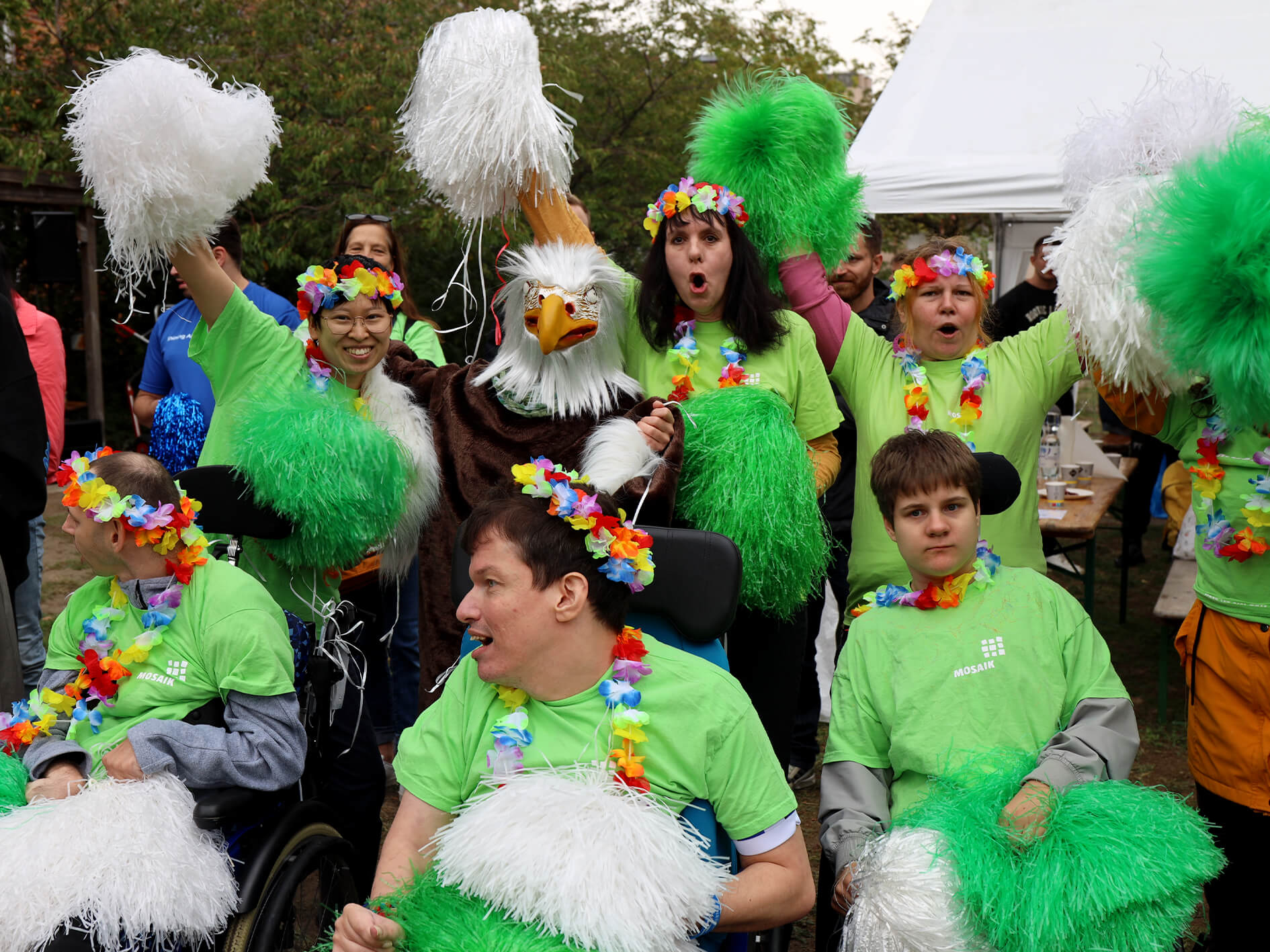 Die Cheerleader-Truppe aus der Spreeschanze
